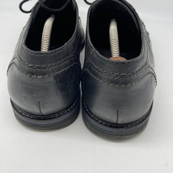 Mephisto Mens Oxford Lace Up Leather Dress Shoes